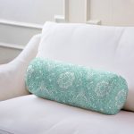 - RealHomes Özel Tasarımlı Dijital Baskılı İç Dolgulu Fermuarlı Silindir Yastık - Realhomes Damask Figürlü Dijital Baskılı Dekoratif İç Dolgulu - Fermuarlı Süet Silindir Yuvarlak Yastık Kırlent Realhomes