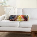 - RealHomes Özel Tasarımlı Dijital Baskılı İç Dolgulu Fermuarlı Silindir Yastık - Realhomes  Sulu Boya Temalı Mandala Desenli Modern İç Dolgulu Süet Silindir Yastık Kırlent - Bel Yastığı Realhomes