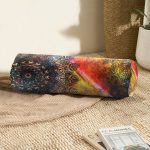 - RealHomes Özel Tasarımlı Dijital Baskılı İç Dolgulu Fermuarlı Silindir Yastık - Realhomes  Sulu Boya Temalı Mandala Desenli Modern İç Dolgulu Süet Silindir Yastık Kırlent - Bel Yastığı Realhomes