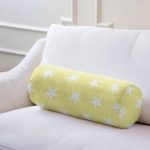 - RealHomes Özel Tasarımlı Dijital Baskılı İç Dolgulu Fermuarlı Silindir Yastık - Realhomes Modern Yıldız Desenli Dijital Baskılı Dekoratif İç Dolgulu Yumuşak Silindir Form Yastık Kırlent Realhomes