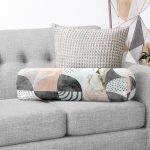 - RealHomes Özel Tasarımlı Dijital Baskılı İç Dolgulu Fermuarlı Silindir Yastık - Realhomes Dekoratif Mermer Desenli Dijital Baskılı İç Dolgulu - Fermuarlı Süet Silindir Daire Yastık Kırlent Realhomes