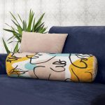 - RealHomes Özel Tasarımlı Dijital Baskılı İç Dolgulu Fermuarlı Silindir Yastık - Realhomes  Botanik Portre Basklı Özel Tasarımlı Dekoratif İç Dolgulu Süet Silindir Yastık Kırlent - Bel Yastığı Realhomes