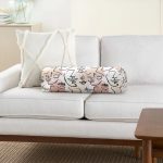 Botanik Portre Dijital Baskılı Özel Tasarım İç Dolgulu Süet Silindir Yastık Kırlent - Bel Yastığı Realhomes