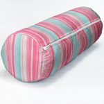 - RealHomes Özel Tasarımlı Dijital Baskılı İç Dolgulu Fermuarlı Silindir Yastık - Realhomes Pembe Mavi Düz Çizgiler Özel Tasarım İç Dolgulu Fermuarlı Çok Amaçlı Silindir Yastık Kırlent Realhomes