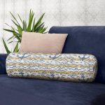 - RealHomes Özel Tasarımlı Dijital Baskılı İç Dolgulu Fermuarlı Silindir Yastık - Realhomes Denizci Motifli Çapa Desenli Dekoratif İç Dolgulu Süet Silindir Yastık Kırlent - Bel Yastığı Realhomes