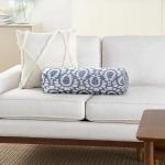 - RealHomes Özel Tasarımlı Dijital Baskılı İç Dolgulu Fermuarlı Silindir Yastık - Realhomes Realhomes Lacivert Kot Zeminde Soyut Çizimler Dijital Baskılı İç Dolgulu Süet Silindir Yastık Kırlent - Bel Yastığı Realhomes