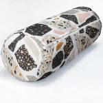 - RealHomes Özel Tasarımlı Dijital Baskılı İç Dolgulu Fermuarlı Silindir Yastık - Realhomes  Geometrik Mermer Desenli Özel Tasarım Dijital Baskılı İç Dolgulu Yumuşak Silindir Form Yastık Kırlent Realhomes