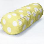 Puantiyeli Dijital Baskılı Dekoratif İç Dolgulu Fermuarlı Çok Amaçlı Silindir Yastık Kırlent Realhomes