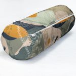 - RealHomes Özel Tasarımlı Dijital Baskılı İç Dolgulu Fermuarlı Silindir Yastık - Realhomes Pembe Zeminli Çiçek Detaylı Özel Tasarım İç Dolgulu - Fermuarlı Süet Silindir Yuvarlak Yastık Kırlent Realhomes