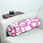 - RealHomes Özel Tasarımlı Dijital Baskılı İç Dolgulu Fermuarlı Silindir Yastık - Realhomes  Kırmızı Dairesel Geometrik Özel Tasarımlı Dijital Baskılı İç Dolgulu Yumuşak Silindir Form Yastık Kırlent Realhomes