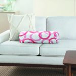 - RealHomes Özel Tasarımlı Dijital Baskılı İç Dolgulu Fermuarlı Silindir Yastık - Realhomes  Kırmızı Dairesel Geometrik Özel Tasarımlı Dijital Baskılı İç Dolgulu Yumuşak Silindir Form Yastık Kırlent Realhomes