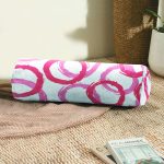 - RealHomes Özel Tasarımlı Dijital Baskılı İç Dolgulu Fermuarlı Silindir Yastık - Realhomes  Kırmızı Dairesel Geometrik Özel Tasarımlı Dijital Baskılı İç Dolgulu Yumuşak Silindir Form Yastık Kırlent Realhomes