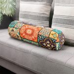 - RealHomes Özel Tasarımlı Dijital Baskılı İç Dolgulu Fermuarlı Silindir Yastık - Realhomes  Etnik Tasarımlı Kareli Özel Tasarımlı Modern İç Dolgulu - Fermuarlı Süet Silindir Yuvarlak Yastık Kırlent Realhomes