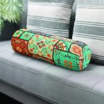 Etnik Desenli Dijital Baskılı Özel Tasarım Modern İç Dolgulu Süet Silindir Yastık Kırlent - Bel Yastığı Realhomes