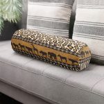 - RealHomes Özel Tasarımlı Dijital Baskılı İç Dolgulu Fermuarlı Silindir Yastık - Realhomes Etnik Motifli Hayvan Silüetleri Dijital Baskılı İç Dolgulu Süet Silindir Yastık Kırlent - Bel Yastığı Realhomes