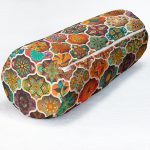 - RealHomes Özel Tasarımlı Dijital Baskılı İç Dolgulu Fermuarlı Silindir Yastık - Realhomes  Etnik Tasarımlı Ogea Temalı Dijital Baskılı İç Dolgulu Süet Silindir Yastık Kırlent - Bel Yastığı Realhomes