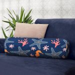 - RealHomes Özel Tasarımlı Dijital Baskılı İç Dolgulu Fermuarlı Silindir Yastık - Realhomes  Deniz Yıldızı Deniz Atı Özel Tasarımlı Dijital Baskılı İç Dolgulu - Fermuarlı Süet Silindir Rulo Yastık Kırlent Realhomes