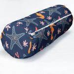 - RealHomes Özel Tasarımlı Dijital Baskılı İç Dolgulu Fermuarlı Silindir Yastık - Realhomes  Deniz Yıldızı Deniz Atı Özel Tasarımlı Dijital Baskılı İç Dolgulu - Fermuarlı Süet Silindir Rulo Yastık Kırlent Realhomes