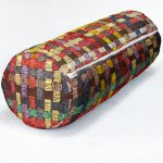 - RealHomes Özel Tasarımlı Dijital Baskılı İç Dolgulu Fermuarlı Silindir Yastık - Realhomes  Renkli Hasır Tasarımlı Dijital Baskılı Modern İç Dolgulu - Fermuarlı Süet Silindir Yuvarlak Yastık Kırlent Realhomes