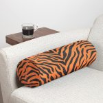 Kaplan Desenli Dijital Baskılı Özel Tasarım İç Dolgulu Yumuşak Silindir Form Yastık Kırlent Realhomes