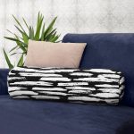 - RealHomes Özel Tasarımlı Dijital Baskılı İç Dolgulu Fermuarlı Silindir Yastık - Realhomes Siyah Beyaz Çizgiler Özel Tasarımlı İç Dolgulu - Fermuarlı Süet Silindir Yuvarlak Yastık Kırlent Realhomes