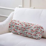 - RealHomes Özel Tasarımlı Dijital Baskılı İç Dolgulu Fermuarlı Silindir Yastık - Realhomes Siyah Beyaz Çizgili Kalp Detaylı Dekoratif İç Dolgulu Fermuarlı Çok Amaçlı Silindir Yastık Kırlent Realhomes