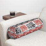 - RealHomes Özel Tasarımlı Dijital Baskılı İç Dolgulu Fermuarlı Silindir Yastık - Realhomes Etnik Hint Motifleri Dijital Baskılı Modern İç Dolgulu - Fermuarlı Süet Silindir Yuvarlak Yastık Kırlent Realhomes