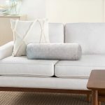 - RealHomes Özel Tasarımlı Dijital Baskılı İç Dolgulu Fermuarlı Silindir Yastık - Realhomes Gri Zeminde Noktalı Tasarım Dijital Baskılı Dekoratif İç Dolgulu - Fermuarlı Süet Silindir Yuvarlak Yastık Kırlent Realhomes