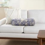 Koyu Renkli Gradyan Desenli Dijital Baskılı Modern İç Dolgulu - Fermuarlı Süet Berjer Silindir Yastık Kırlent Realhomes