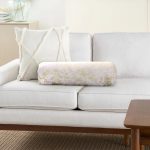 Açık Pembe Renkli Gradyan Desenli Dijital Baskılı Modern İç Dolgulu - Fermuarlı Süet Silindir Rulo Yastık Kırlent Realhomes