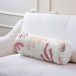 - RealHomes Özel Tasarımlı Dijital Baskılı İç Dolgulu Fermuarlı Silindir Yastık - Realhomes Soyut Zeminli Bohem Motifli Dijital Baskılı Modern İç Dolgulu - Fermuarlı Süet Berjer Silindir Yastık Kırlent Realhomes