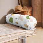 - RealHomes Özel Tasarımlı Dijital Baskılı İç Dolgulu Fermuarlı Silindir Yastık - Realhomes  Beyaz Zeminde Bayan Desenli Dijital Baskılı Modern İç Dolgulu - Fermuarlı Süet Silindir Daire Yastık Kırlent Realhomes