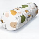 - RealHomes Özel Tasarımlı Dijital Baskılı İç Dolgulu Fermuarlı Silindir Yastık - Realhomes  Beyaz Zeminde Bayan Desenli Dijital Baskılı Modern İç Dolgulu - Fermuarlı Süet Silindir Daire Yastık Kırlent Realhomes