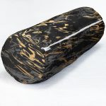 - RealHomes Özel Tasarımlı Dijital Baskılı İç Dolgulu Fermuarlı Silindir Yastık - Realhomes Gri Siyah Zemin Üzerinde Gold Detaylı Çizim Desenli Dijital Baskılı Modern İç Dolgulu Yumuşak Silindir Form Yastık Kırlent Realhomes