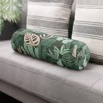 - RealHomes Özel Tasarımlı Dijital Baskılı İç Dolgulu Fermuarlı Silindir Yastık - Realhomes Siyah Zemin Üzerinde Renkli Çiçek Desenli Dijital Baskılı Modern İç Dolgulu Süet Silindir Yastık Kırlent - Bel Yastığı Realhomes