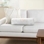 Renkli Zemin Üzerinde Sarmaşık Desenli Dijital Baskılı Modern İç Dolgulu Fermuarlı Çok Amaçlı Silindir Yastık Kırlent Realhomes