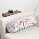 - RealHomes Özel Tasarımlı Dijital Baskılı İç Dolgulu Fermuarlı Silindir Yastık - Realhomes Beyaz Zemin Üzerinde Renkli Soyut Çizim Dijital Baskılı Modern İç Dolgulu Yumuşak Silindir Form Yastık Kırlent Realhomes