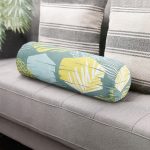 - RealHomes Özel Tasarımlı Dijital Baskılı İç Dolgulu Fermuarlı Silindir Yastık - Realhomes Renkli Zemin Üzerinde Onedraw Çizimli Yaprak Motifli Dijital Baskılı Modern İç Dolgulu - Fermuarlı Süet Silindir Daire Yastık Kırlent Realhomes