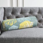 - RealHomes Özel Tasarımlı Dijital Baskılı İç Dolgulu Fermuarlı Silindir Yastık - Realhomes Renkli Zemin Üzerinde Onedraw Çizimli Yaprak Motifli Dijital Baskılı Modern İç Dolgulu - Fermuarlı Süet Silindir Daire Yastık Kırlent Realhomes