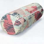 - RealHomes Özel Tasarımlı Dijital Baskılı İç Dolgulu Fermuarlı Silindir Yastık - Realhomes  Renkli Zemin Üzerinde Üçgen Desenli Dijital Baskılı Modern İç Dolgulu Fermuarlı Çok Amaçlı Silindir Yastık Kırlent Realhomes