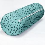 - RealHomes Özel Tasarımlı Dijital Baskılı İç Dolgulu Fermuarlı Silindir Yastık - Realhomes Renkli Zemin Üzerinde Siyah Puantiye Desenli Dijital Baskılı Modern İç Dolgulu - Fermuarlı Süet Silindir Yuvarlak Yastık Kırlent Realhomes