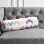 - RealHomes Özel Tasarımlı Dijital Baskılı İç Dolgulu Fermuarlı Silindir Yastık - Realhomes Rengarenk Geometrik Dijital Baskılı Dekoratif İç Dolgulu Süet Silindir Yastık Kırlent - Bel Yastığı Realhomes