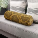 - RealHomes Özel Tasarımlı Dijital Baskılı İç Dolgulu Fermuarlı Silindir Yastık - Realhomes Renkli Zemin Üzerinde Geometrik Çizim Dijital Baskılı Modern İç Dolgulu Süet Silindir Yastık Kırlent - Bel Yastığı Realhomes