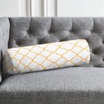 - RealHomes Özel Tasarımlı Dijital Baskılı İç Dolgulu Fermuarlı Silindir Yastık - Realhomes Beyaz Zemin Üzerinde Gold Detaylı Ogea Dijital Baskılı Modern İç Dolgulu - Fermuarlı Süet Silindir Rulo Yastık Kırlent Realhomes