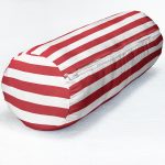 - RealHomes Özel Tasarımlı Dijital Baskılı İç Dolgulu Fermuarlı Silindir Yastık - Realhomes Beyaz Zemin Üzerinde Renkli Çizgili Dijital Baskılı Modern İç Dolgulu - Fermuarlı Süet Berjer Silindir Yastık Kırlent Realhomes