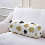 - RealHomes Özel Tasarımlı Dijital Baskılı İç Dolgulu Fermuarlı Silindir Yastık - Realhomes Beyaz Zemin Üzerinde Renkli Geometrik Desenli Dijital Baskılı Modern İç Dolgulu - Fermuarlı Süet Silindir Daire Yastık Kırlent Realhomes