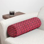 - RealHomes Özel Tasarımlı Dijital Baskılı İç Dolgulu Fermuarlı Silindir Yastık - Realhomes Renkli Zemin Üzerinde Geometrik Desenli Dijital Baskılı Modern İç Dolgulu - Fermuarlı Süet Silindir Daire Yastık Kırlent Realhomes