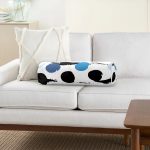 - RealHomes Özel Tasarımlı Dijital Baskılı İç Dolgulu Fermuarlı Silindir Yastık - Realhomes  Beyaz Zemin Üzerinde Renkli Puantiyeli Dijital Baskılı Modern İç Dolgulu - Fermuarlı Süet Silindir Daire Yastık Kırlent Realhomes