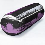 - RealHomes Özel Tasarımlı Dijital Baskılı İç Dolgulu Fermuarlı Silindir Yastık - Realhomes  Siyah Zemin Üzerinde Renkli Puantiyeli Dijital Baskılı Modern İç Dolgulu - Fermuarlı Süet Silindir Daire Yastık Kırlent Realhomes