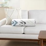 - RealHomes Özel Tasarımlı Dijital Baskılı İç Dolgulu Fermuarlı Silindir Yastık - Realhomes  Beyaz Zemin Üzerinde Renkli Geometrik Şekilli Dijital Baskılı Modern İç Dolgulu - Fermuarlı Süet Silindir Daire Yastık Kırlent Realhomes